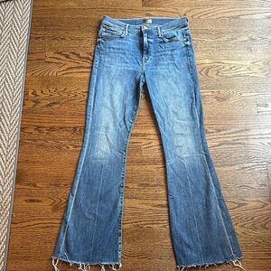MOTHER Flare Jeans in Classic Blue